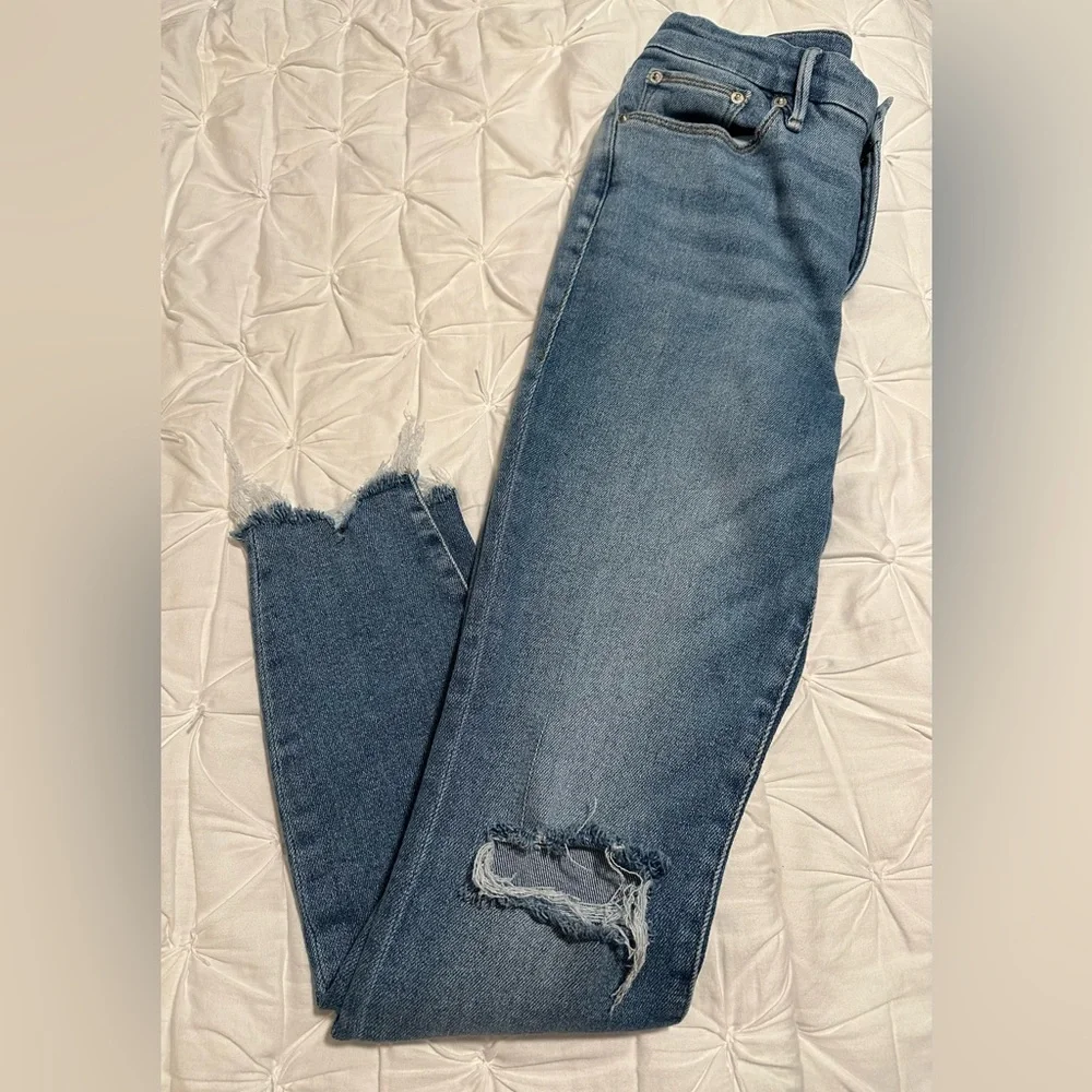 Good American x Zara ZW High Rise Skinny Jeans - Picture 4 of 4